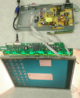 LCD TFT display modification